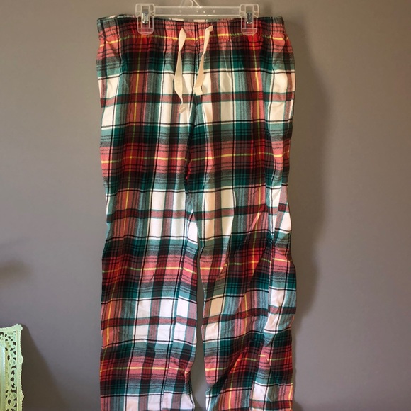 christmas plaid women's pants